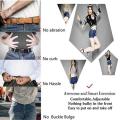 【VisioN Shop】Unisex Buckle-Free Elastic Belt For Jeans Free Stretch Waist Belt Women Men No Buckle Adjustable Belt. 