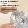 USB clip fan, mini fan, portable charging, long battery life, office desktop, dormitory, large wind power, small electric fan. 
