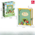 Building block book toy building block DIY children's three-dimensional fairy tale story book KankongAgu. 