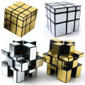 Rubrics Cube Mirror-Silver, Golden Magic Cube 3x3 Puzzle / Cube 3x3 Mirror-Silver, Golden Magic/  Mirror Puzzle Golden/ Mirror Puzzle silver. 