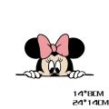 【Mary DAI Store】and cute cartoon characters stickers Mickey car car stickers fancy decals decorative car 14*8. 