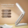 Yage YG-T125 Desk Lamp USB Charging Folding Reading Eye Protection Lamp Creative Led Small Bedroom Table Lamp, Dimmable LED Desk Lamp, 1200mAh Battery Operated Table Lamps, Rechargeable Lamp for Bedroom, Foldable Touch Lamps Bedside Lamps, Battery Lamp LE. 