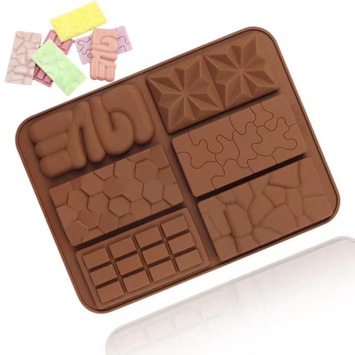 Mix Chocolate Mold (6 desing) Cookies Mold Eco-friendly Biscuits Ice Cube Chocolate Mold
