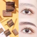 2 Color Eyeshadow Powder Women Beauty Makeup Brown Brow Palette Eyebrow Brush Cream With Waterproof Eye Coffee P9T9. 