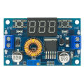 XL4015 High power 5A 75W DC-DC Adjustable Step-down Charger Module Step Down Buck Converter LED Driver with Red Voltmeter.