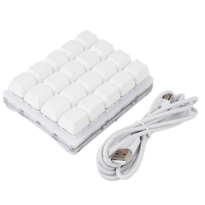 20 Key Programmable Keypad Computer Mechanical Keyboard 20 Keys Software Keyboard For Gaming Keypad Macro ...