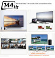 Displayport 2.0 cable 16K 8K Displayport cable 144Hz 240Hz cable Displayport 1.4 DP 2.0 cable G-sync for Gaming monitor PC.