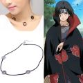 Itachi Necklace Cosplay 3 Loops Naruto Akatsuki Uchiha Necklaces Pendants Jewelry Choker Chain As Gift for Men Women #65952. 