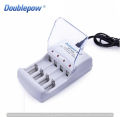 Doublepow B02 led Intellegent Rapid Led AA AAA Battery Charge 1.2v ni-mh ni-cd for Rechargable Battery. 