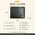 Zays Premium Eco-Friendly Leather Bifold Wallet for Men, Handmade Slim Compact Wallet 4.5 x 3.5 x 0.5 Inch, 4 Card Slots, 1 ID Slot, 2 Cash Compartments, Fits 1000 Taka Note, Luxury Box. 