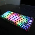 DIY Mechanical Keyboard ABS Shell RGB Gaming Keyboard Easy Installation No Switches Wired Mechanical Keyboard Mechanical Keyboard Shell. 
