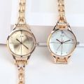 Bracelet Watch for Women Elegant Rose Gold Ladies Wristwatches Rhinestone Simple Fashion. 