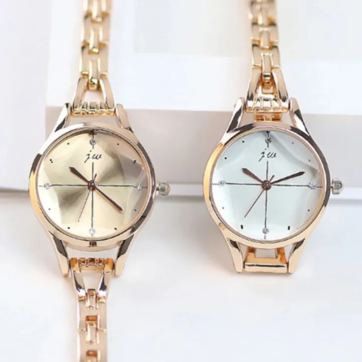 Bracelet%20Watch%20for%20Women%20Elegant%20Rose%20Gold%20Ladies%20Wristwatches%20Rhinestone%20Simple%20Fashion%20-%20Image%203