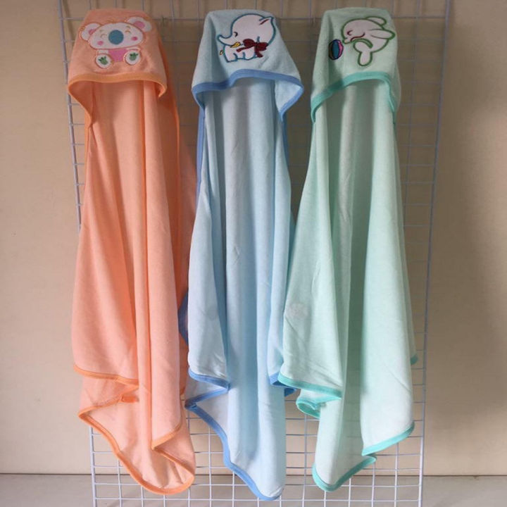 Thai%20Cotton%20Hooded%20Cap%20Towel%20for%20Baby%20-%20Image%203