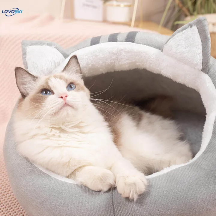 Cute%20Semi%20Enclosed%20Cat%20Nest%20Nonslip%20Bottom%20Adorable%20Cat%20Bed%20House%20for%20-%20Image%205