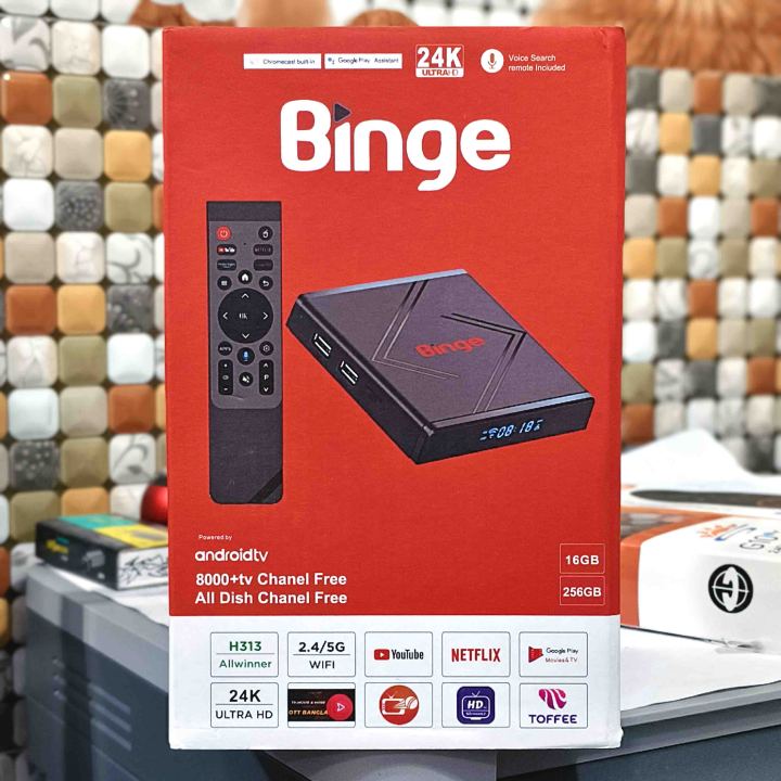 Easy Plug & Play Streaming with Voice Control | Binge Smart Android TV ...