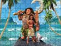 300/500/1000 Pieces Puzzle Disney Moana Jigsaw Puzzles for Kids Educational Toy Decompression Intellectual Interactive Game.