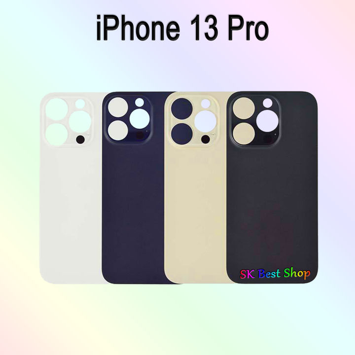 Backshell for iPhone 13 Pro Replacement Back Battery Cover Back Rear Glass Case - camera
