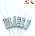 10Pcs - 2W 820K Resistor 820K 2W Resistor Metal Film Resistor 820K Metal Oxide Film Resistor Axial Leads Resistor ±5% Tolerance 2 Pin Leads. 