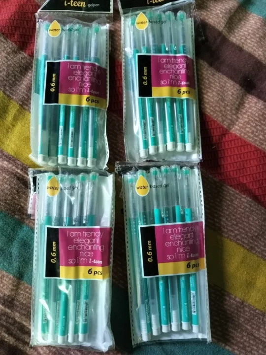 I-teen%20Gel%20Pen%20Green%20(6%20PC)%20-%20Image%202