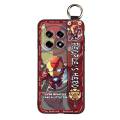 Shockproof Ring Phone Case For OnePlus Ace3/1+12R Silicone Back Cover Lanyard Waterproof Fashion Design Wristband Cute.