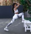 Women Quick Dry Sport Fitness Leggins Geometric Printed Sports Pants Yoga Pants Leggings Slim Tights Trousers For Women S-XXXL.