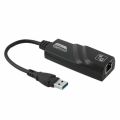 USB 3.0 to 10/100/1000Mbps Gigabit RJ45 Ethernet LAN Network Adapter.