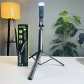 R16s Wireless Bluetooth Selfie Stick & Tripod with LED Fill Light – 360° Rotation Portable Phone Stand. 