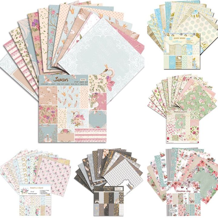 24%20Pcs%20Scrapbook%20Handbook%20Card%20Making%20Material%20Decoration%20Paper%20Background%20Single-sided%20Pattern%20DIY%20Photo%20Album%20Craft%20Supplies%20-%20Image%203
