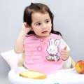 Multi Color Plastic Bibs For Babies - 1 PCS (Color as per Stock). 