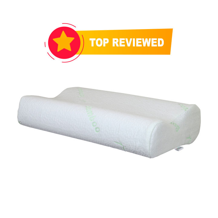 APEX FOAM Orthopedic Contour Memory Foam Pillow (20 X13.5 ) - Imported Fabric