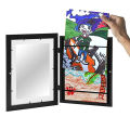 GC A4 Children Wooden Picture Frame Rectangle Art Frame Home Decor For Kids Drawing Art Projects (25 X 34cm).