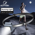 Outtobe Headlamp Multifunctional Headlight Mini Night Running Lights Sports Chest Lamp Outdoor Waterproof Headlamps Emergency Light with Magnetic Clip for Jogging Fishing Hiking.