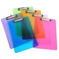 Plastic Clipboards (Coloured Assorted) Strong 12.4 x 8.86 Inch | Holds 100 Sheets! Clipboards with Low Profile Clip | Cute Clip Boards Board Clips. 