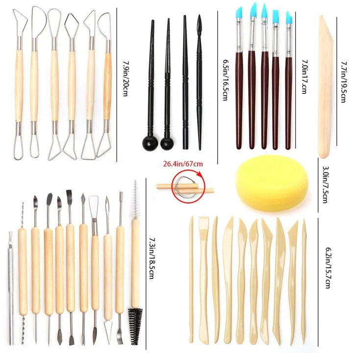 Delicate%20product%2061PCS%20Ceramic%20Clay%20Tools%20Set%20Polymer%20Clay%20Tools%20Pottery%20Tools%20Set%20Wooden%20Pottery%20Sculpting%20Clay%20Cleaning%20Tool%20Set%20-%20Image%203