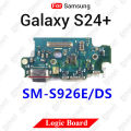 Charging Logic Board For Samsung Galaxy S24 S24 Plus S24 Ultra Charging Port USB Plug PCB Dock Connector Spare parts.