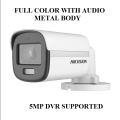 Hikvision DS-2CE10KF0T-FS 3K resulation  5MP ColorVu Audio Fixed Mini Camera. 