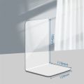 【Big-promotion】 Book Holder L-shaped Desk Bookends Durable Display Book Stand Simple Book Support Rack Magazine. 