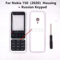 Hkfastel New Cover For 150 2020 Mobile Phone Front Housing Back Cover English Keypad Parts Tool. 