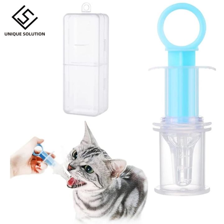 Sparapillole Per Gatti Cani, Pet Pill Dispenser, 2 Pezzi Siringa Per