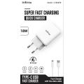 Infinix Charger 18W With Type-C - Charger.