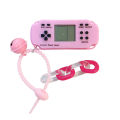 On psp nostalgic Internet celebrity creative retro game console keychain Tetris palm girl's heart schoolbag pendant. 
