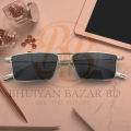 Sunglasses 2021 Fashion small box metallic frame rectangle glasses New Vintage Men and Female Luxury Designer Driving Glasses. 