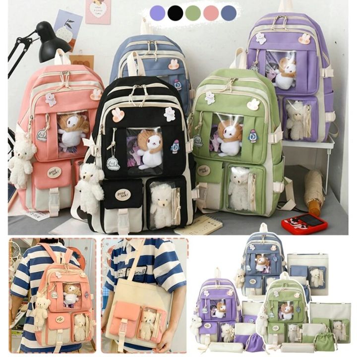 New%20Fashion%20Sets%20Children's%20School%20Backpack%20Cute%20Women's%20Bagpack%20Bookbag%20Laptop%20Bag%20For%20Teens%20Girls%20Students%20Bag%20Rucksack%205%20s%20-%20Image%202