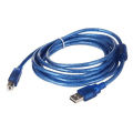USB Printer Cable 3M - Blue - High-Speed Data Transfer.