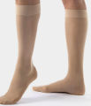Women Nylon Medium Stockings Knee High Everyday Elastic Long Socks.