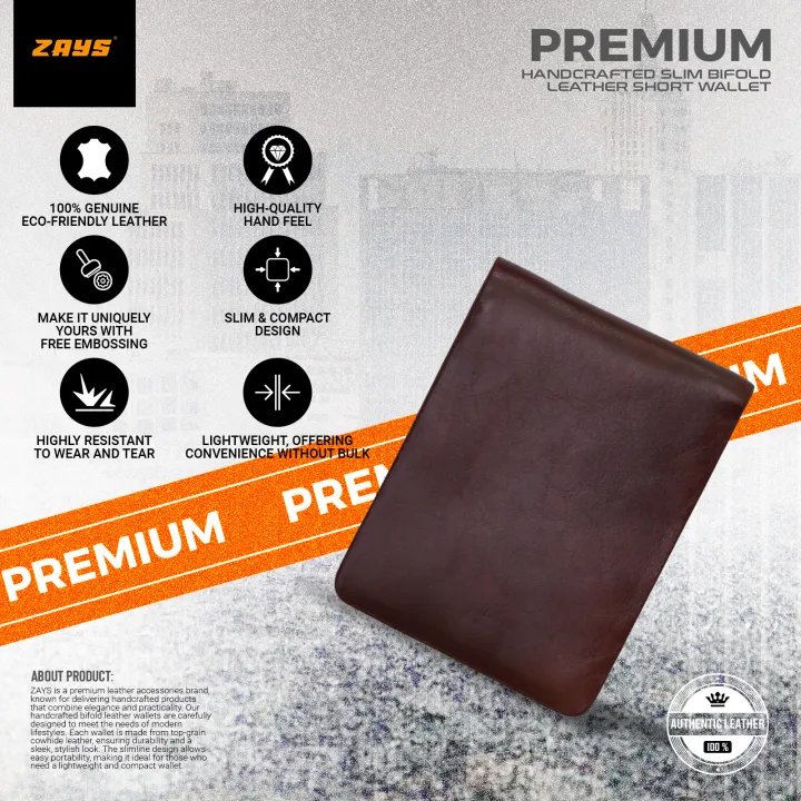 Zays%20Premium%20Handcrafted%20Slim%20Bifold%20Leather%20Short%20Wallet%20for%20Men%20&%20Women%20-%20Personalized%20Top-Grain%20Leather%20Wallet%20-%20Compact,%20Durable%20&%20Stylish%20(Chocolate)%20-%20Image%202