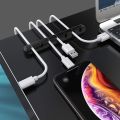 Cable Organizer Silicone USB Winder Desktop Tidy Management Clip Cable Holder For Mouse Headphone Protector Wire Organizer Clamp. 