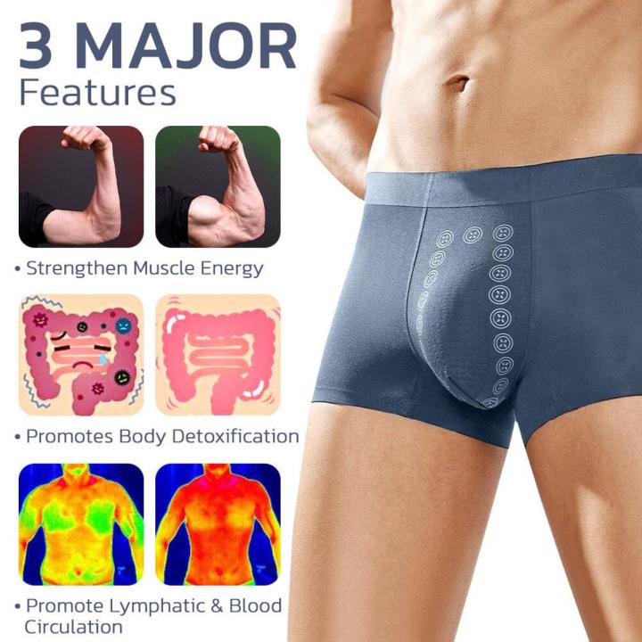 Energy-Field-Therapy Men's Long-Lasting Underwear Male Growth Tightening Slimming Breathable Men's Underwear Gift