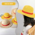 2024 Luffy Straw Hat Anime Cartoon Cosplay Caps Accessories Summer Sun Hat Sunshade Parent-Child Hat Luffy Hat for Women Men. 